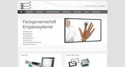 Desktop Screenshot of fachgemeinschaft-tastaturen.de